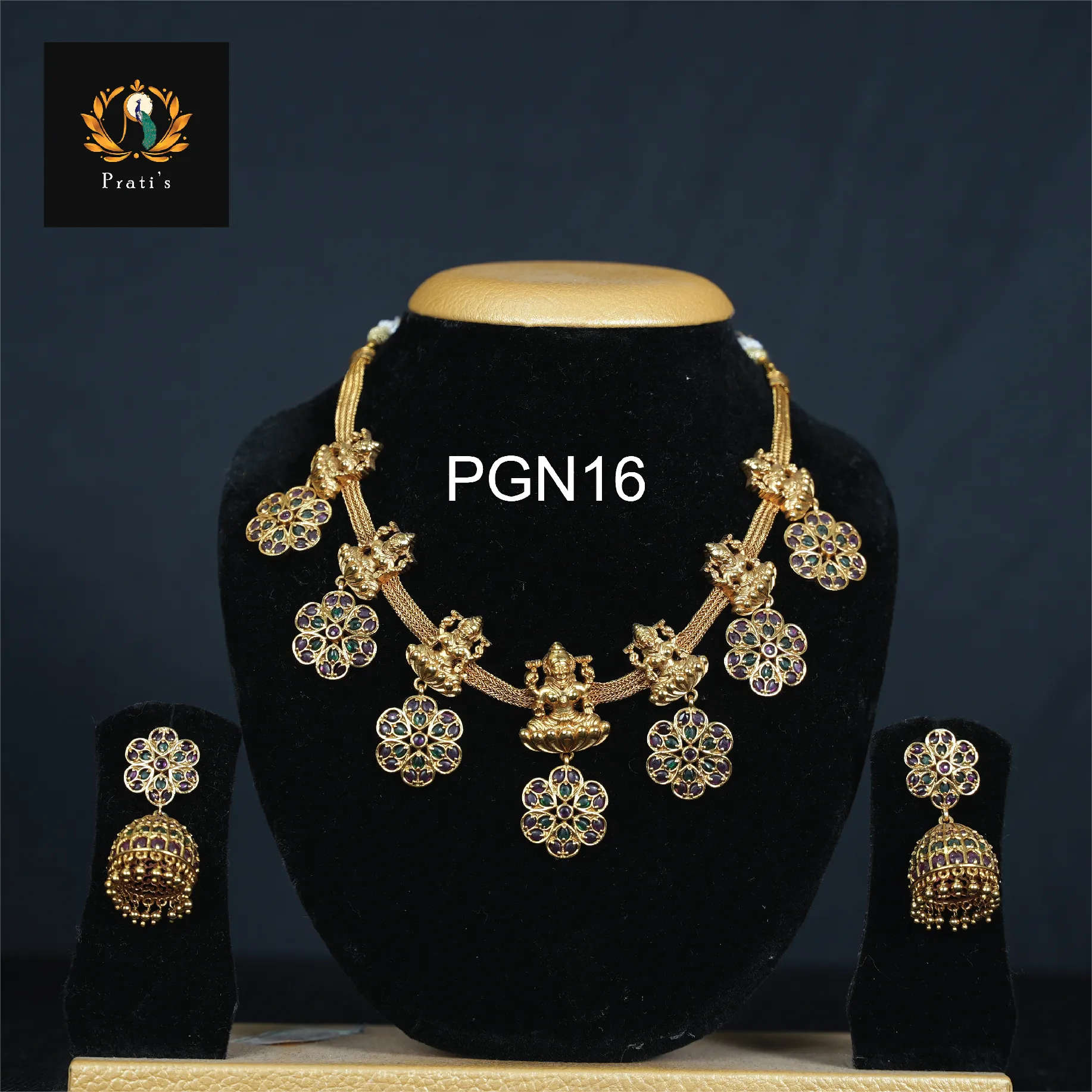 rent-bridal-jewellery-set-for-reception-pgn16